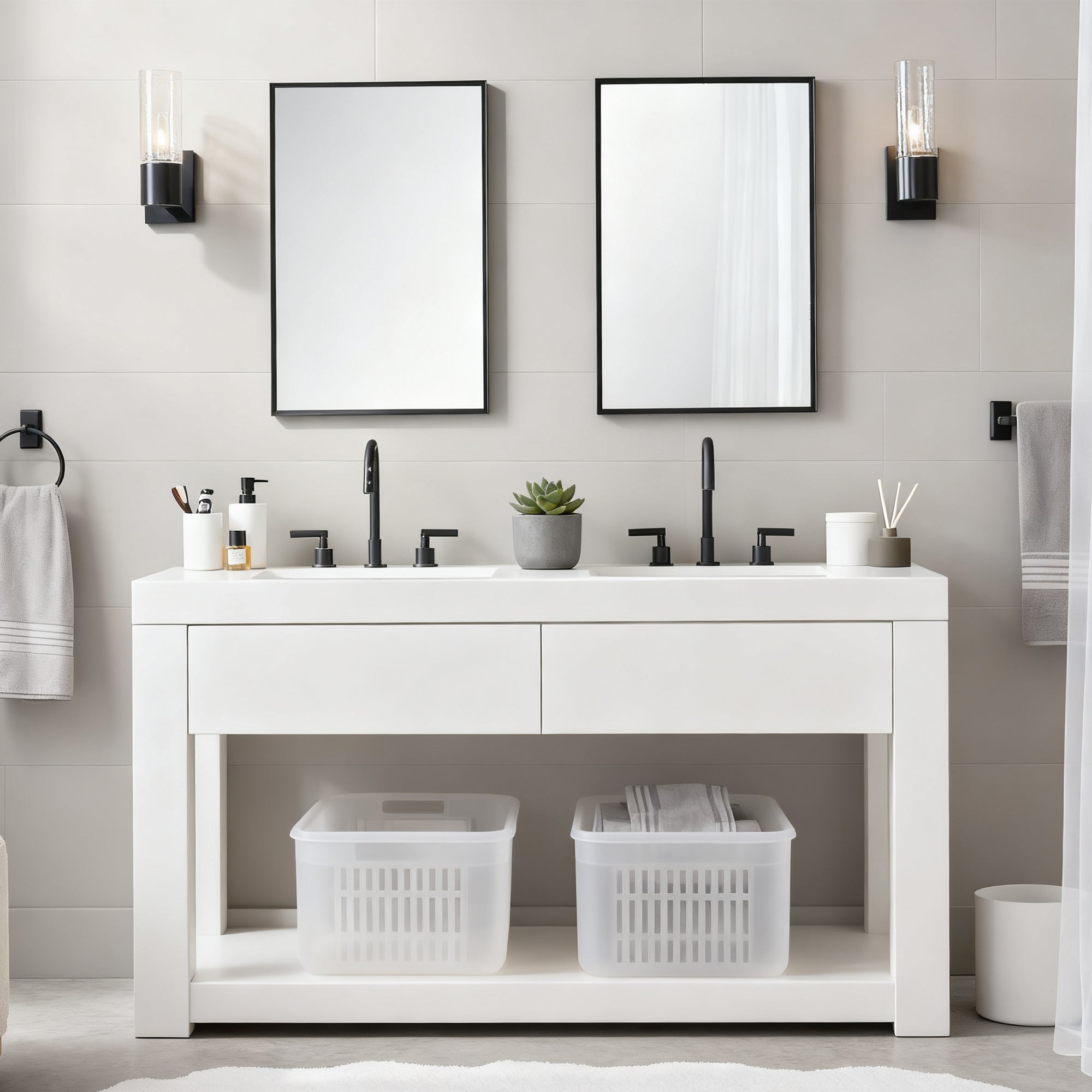 9 Smart Jack-and-Jill Bathroom Ideas That Still Look Chic