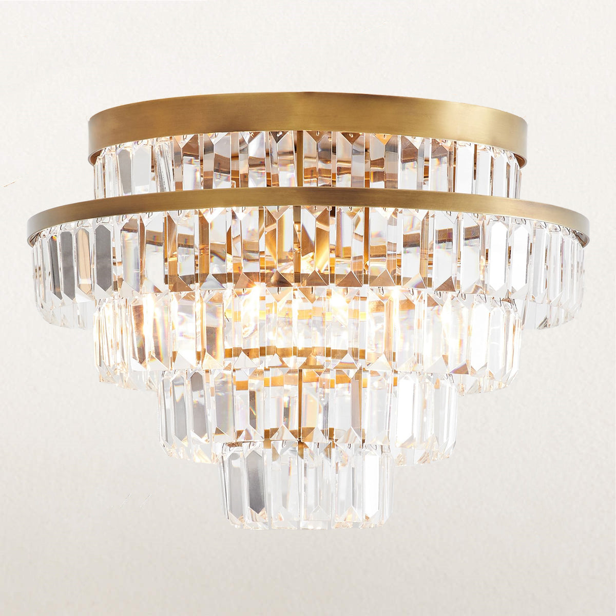 Bronze crystal flush mount hotsell