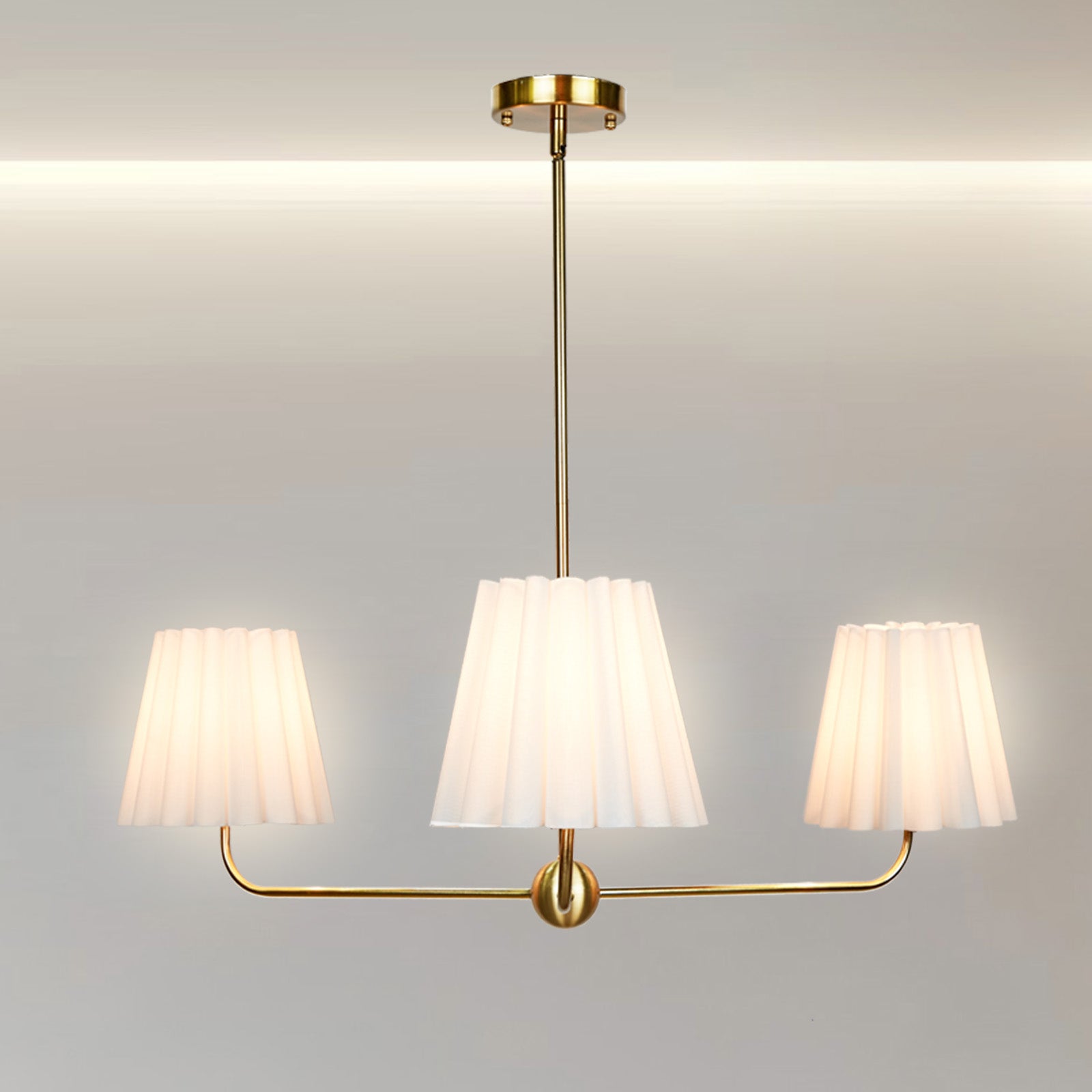 Matthews Chandelier: Modern Concise Design with The graceful lines  -Perfect for Living room, Dining room, or Bedroom