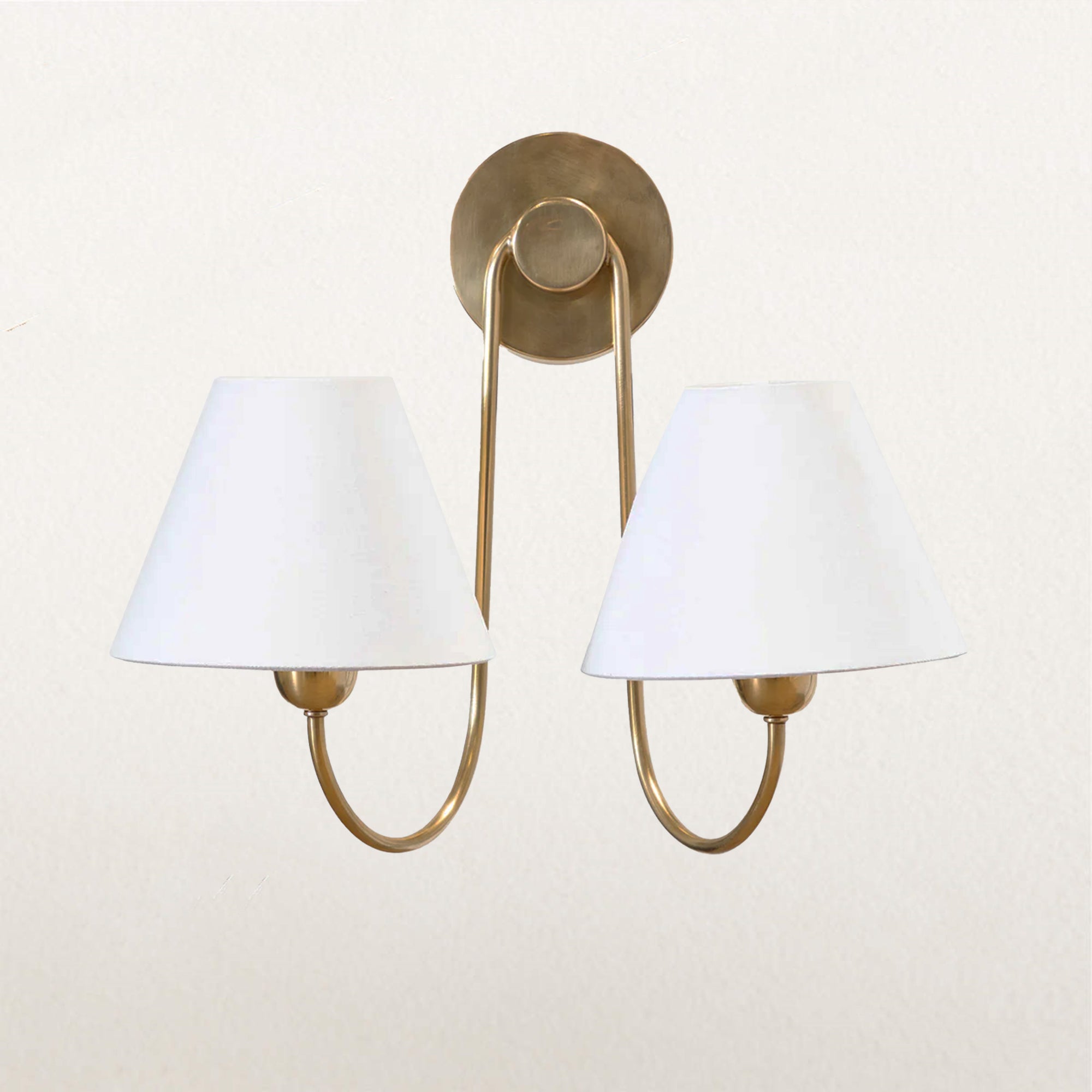Double Swoop Sconce, Wainwright Double Swoop Sconce