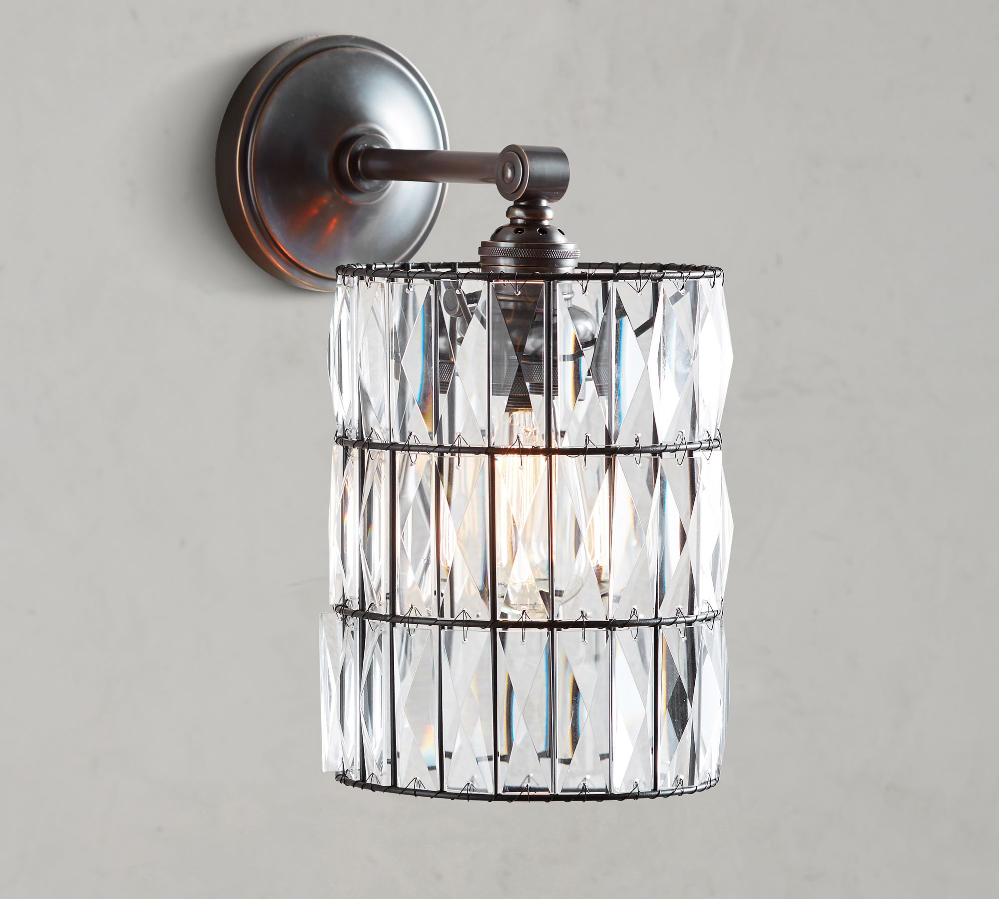Crystal Sconce, Adeline Crystal Sconce