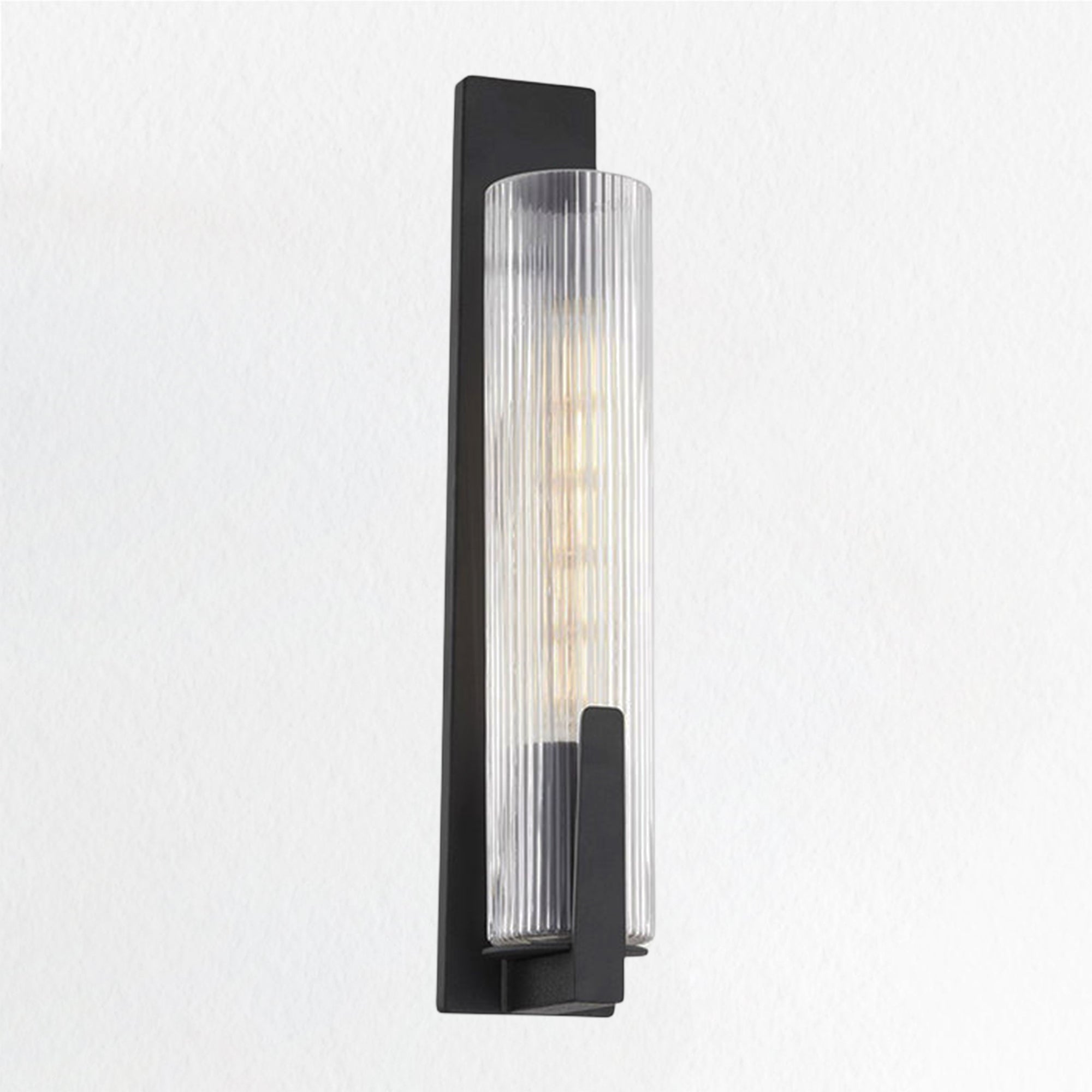 Fluted Glass Wall Sconce Malakai Sconce