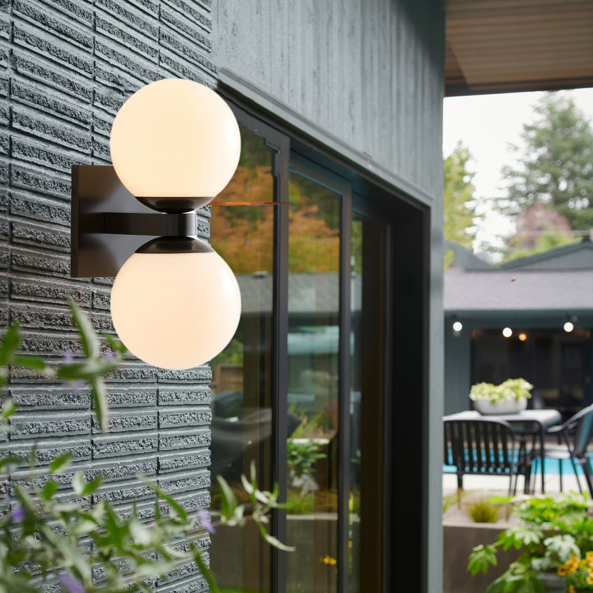 Torch Double Indoor/Outdoor Sconce